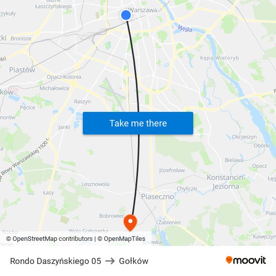 Rondo Daszyńskiego 05 to Gołków map