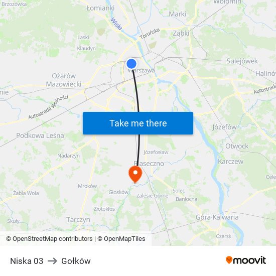 Niska 03 to Gołków map