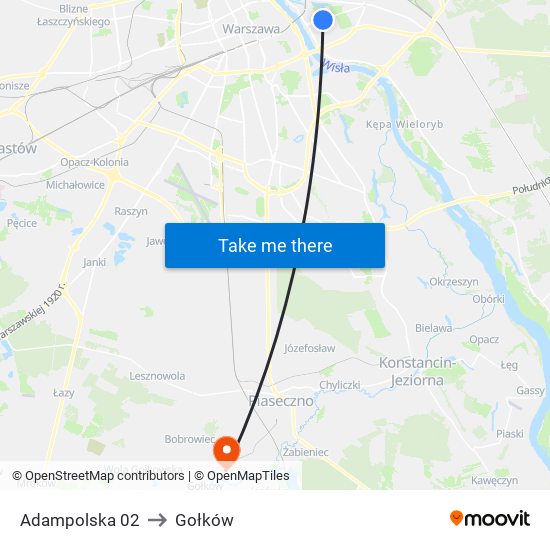 Adampolska 02 to Gołków map