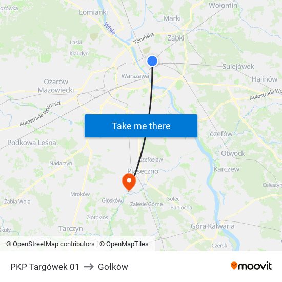 PKP Targówek 01 to Gołków map