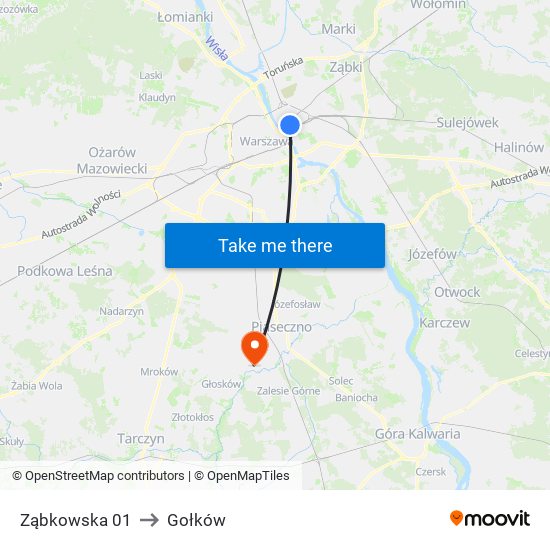 Ząbkowska 01 to Gołków map