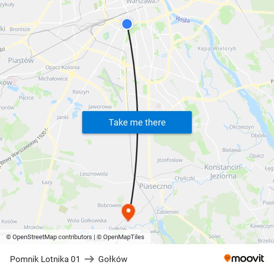 Pomnik Lotnika 01 to Gołków map