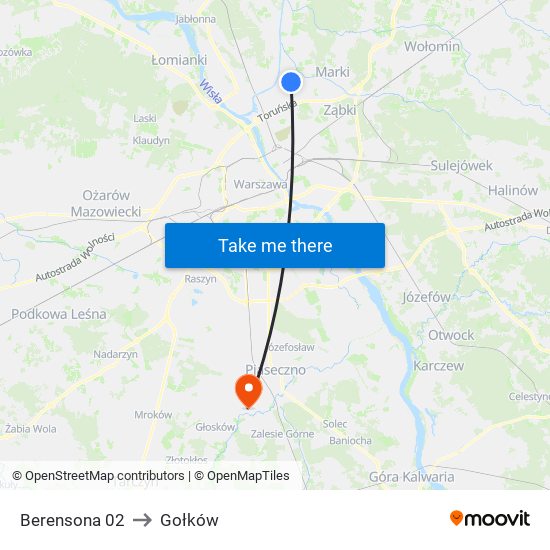 Berensona 02 to Gołków map