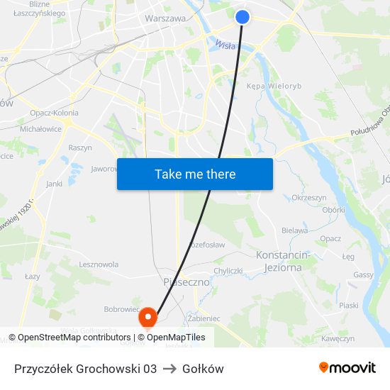 Przyczółek Grochowski 03 to Gołków map