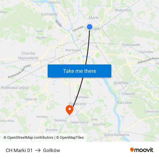 CH Marki 01 to Gołków map