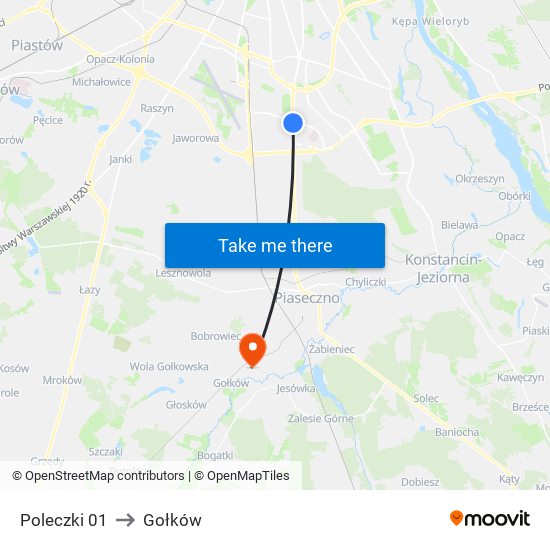 Poleczki 01 to Gołków map