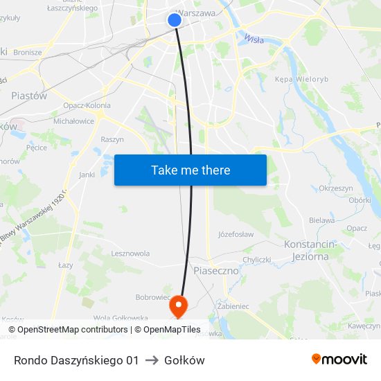 Rondo Daszyńskiego 01 to Gołków map