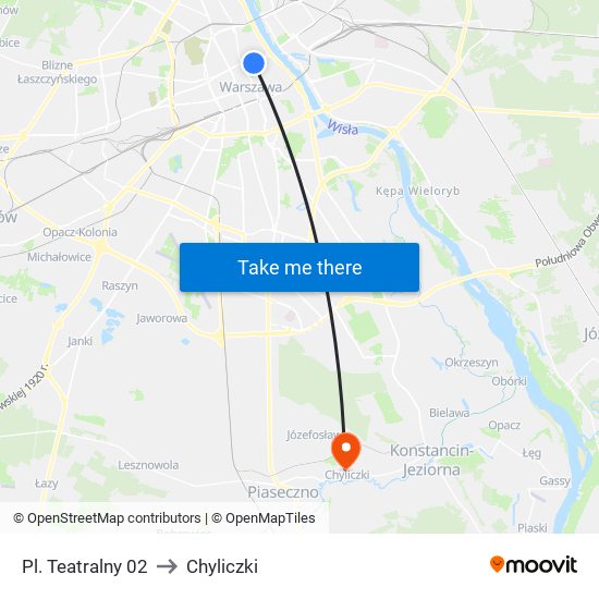 Pl. Teatralny 02 to Chyliczki map