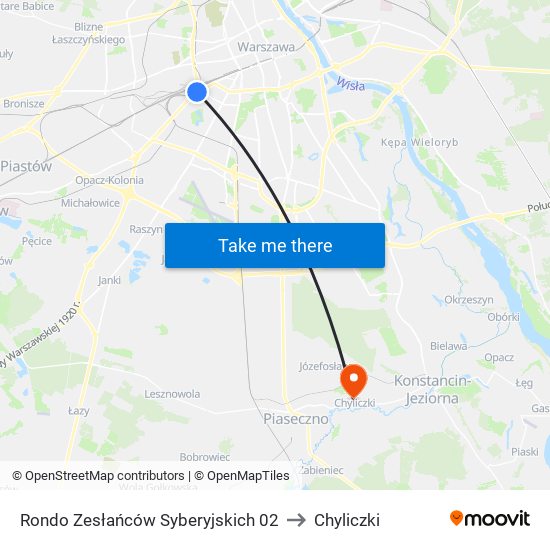 Rondo Zesłańców Syberyjskich 02 to Chyliczki map