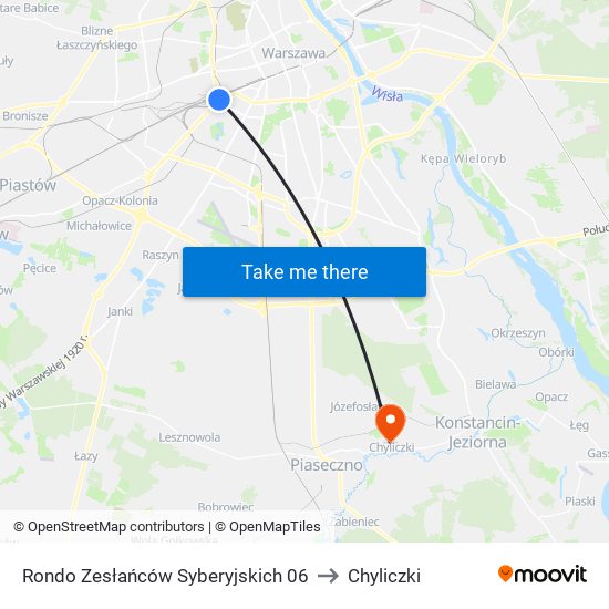 Rondo Zesłańców Syberyjskich 06 to Chyliczki map