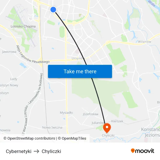 Cybernetyki to Chyliczki map