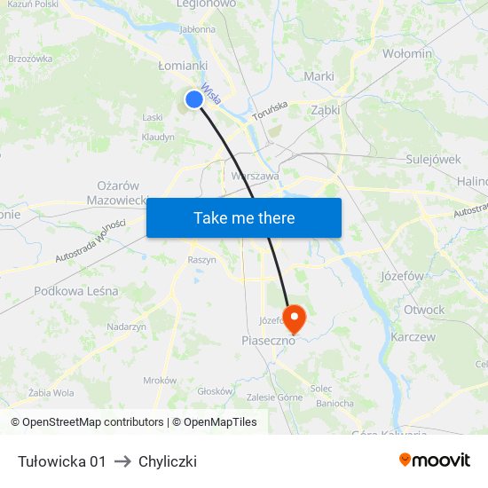 Tułowicka 01 to Chyliczki map