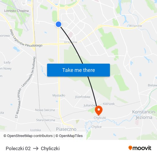 Poleczki 02 to Chyliczki map