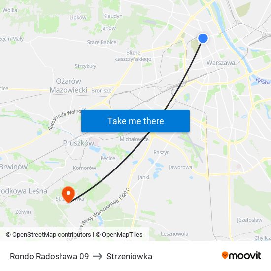 Rondo Radosława 09 to Strzeniówka map