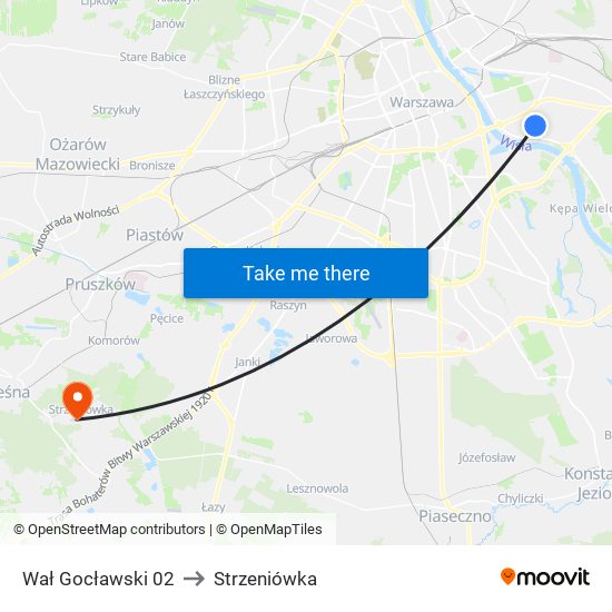 Wał Gocławski 02 to Strzeniówka map