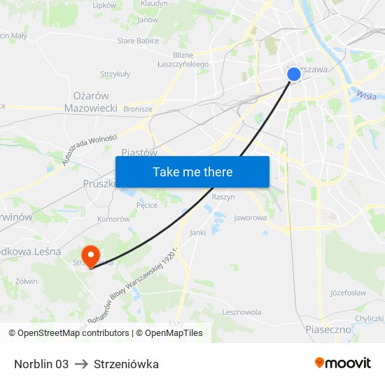 Norblin 03 to Strzeniówka map