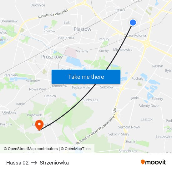 Hassa 02 to Strzeniówka map