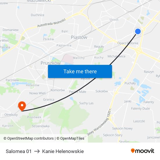 Salomea 01 to Kanie Helenowskie map