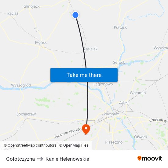 Gołotczyzna to Kanie Helenowskie map