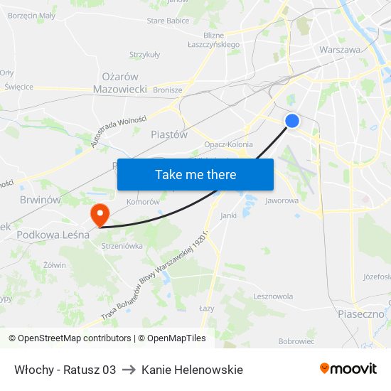 Włochy - Ratusz 03 to Kanie Helenowskie map