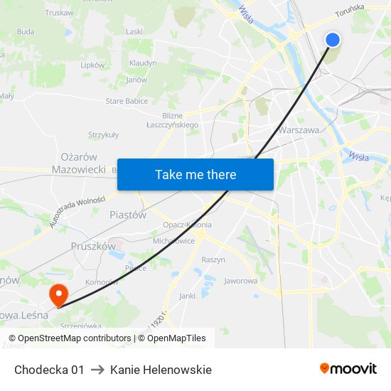 Chodecka 01 to Kanie Helenowskie map