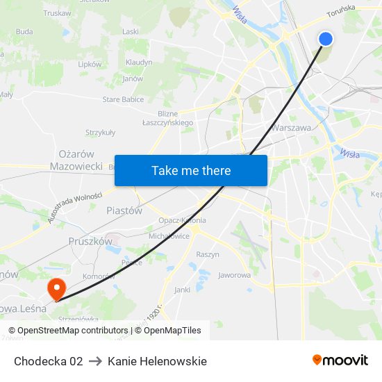 Chodecka 02 to Kanie Helenowskie map