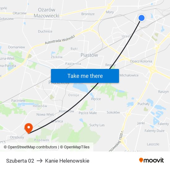 Szuberta 02 to Kanie Helenowskie map