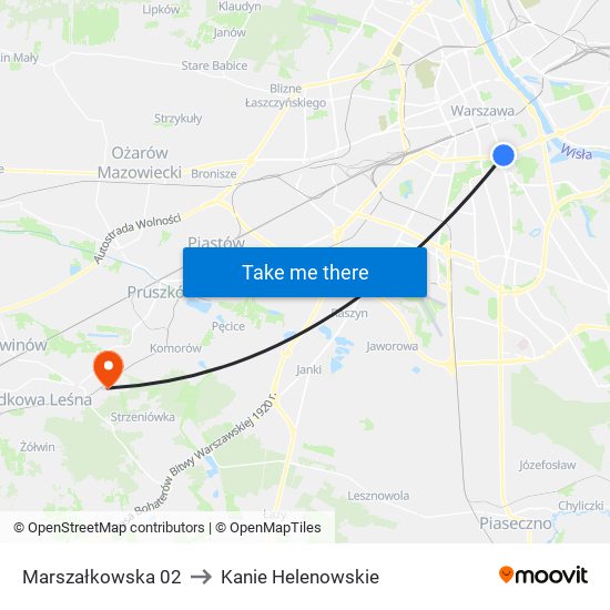 Marszałkowska 02 to Kanie Helenowskie map