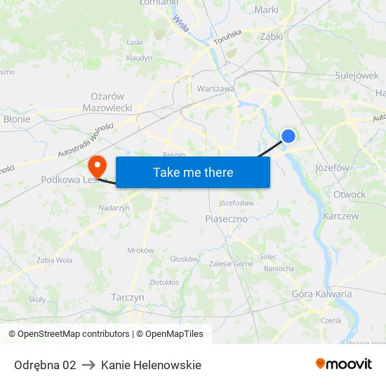 Odrębna 02 to Kanie Helenowskie map