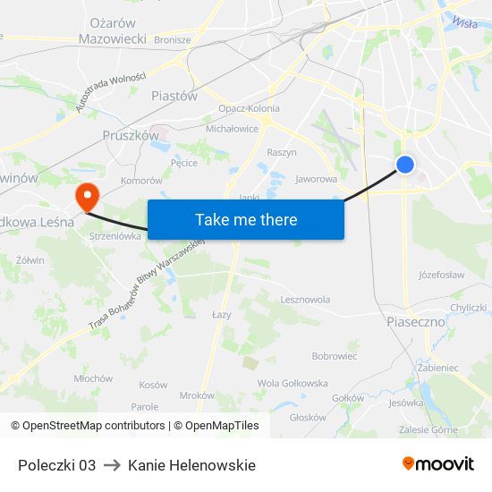 Poleczki 03 to Kanie Helenowskie map