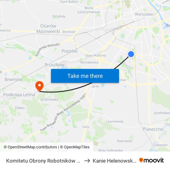 Komitetu Obrony Robotników 02 to Kanie Helenowskie map