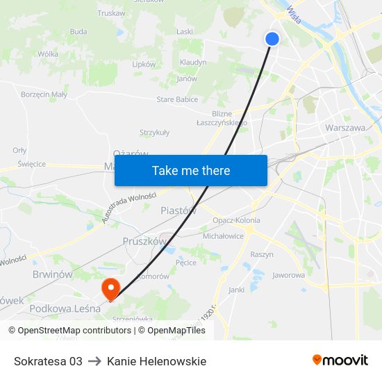 Sokratesa to Kanie Helenowskie map