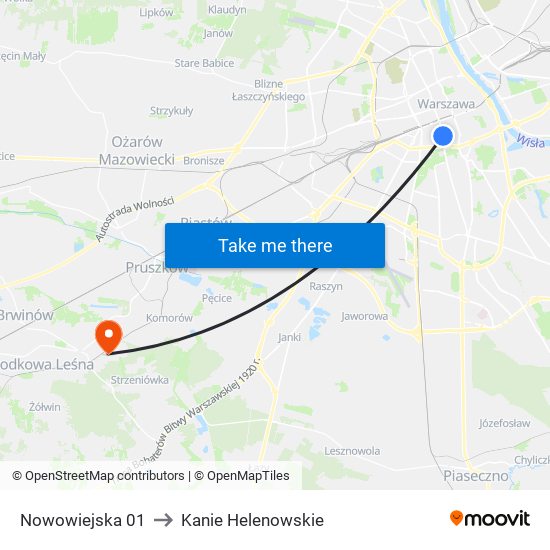 Nowowiejska 01 to Kanie Helenowskie map