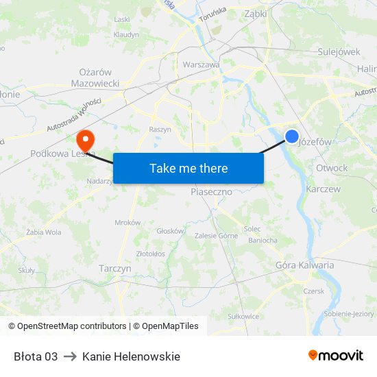 Błota 03 to Kanie Helenowskie map