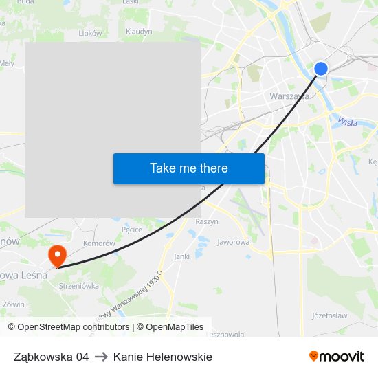 Ząbkowska 04 to Kanie Helenowskie map