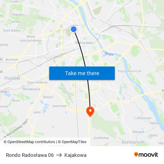 Rondo „Radosława” to Kajakowa map