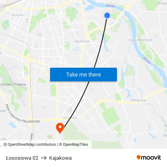 Łososiowa 02 to Kajakowa map