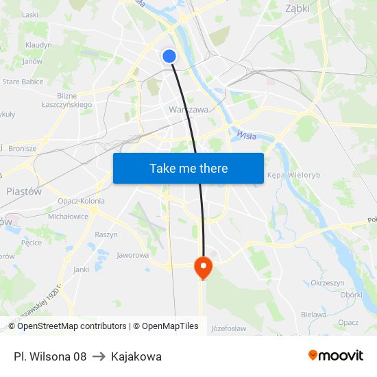 Pl. Wilsona 08 to Kajakowa map