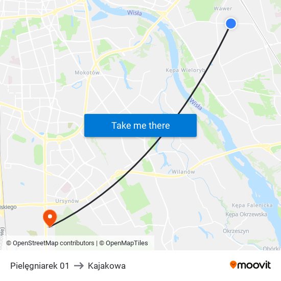 Pielęgniarek 01 to Kajakowa map