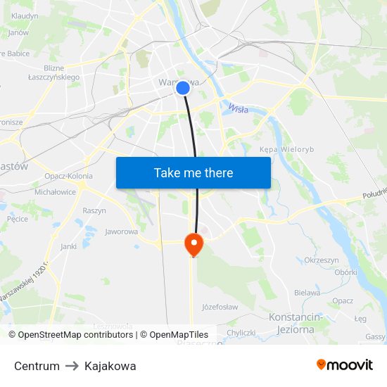 Centrum 03 to Kajakowa map