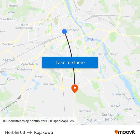 Norblin 03 to Kajakowa map