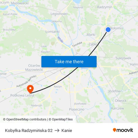 Kobyłka Radzymińska 02 to Kanie map