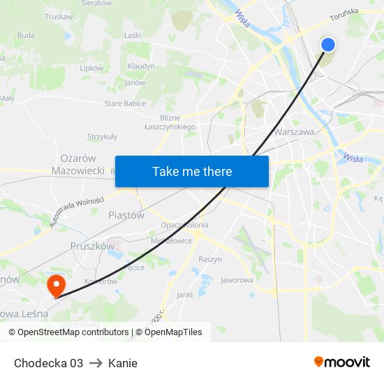 Chodecka 03 to Kanie map