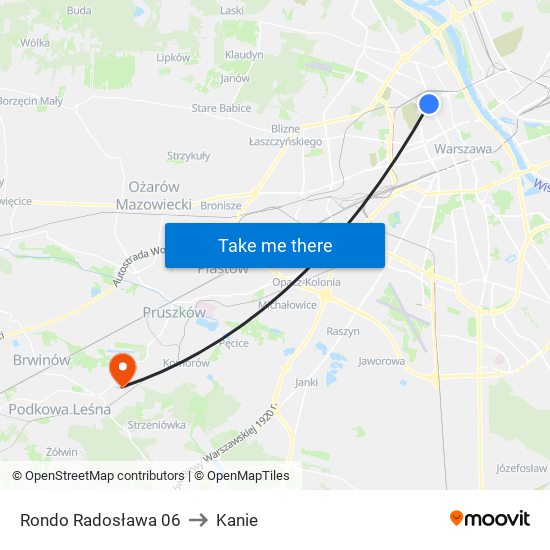 Rondo „Radosława” to Kanie map