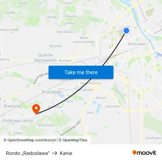 Rondo „Radosława” to Kanie map