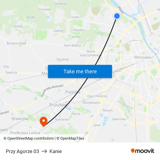 Przy Agorze 03 to Kanie map