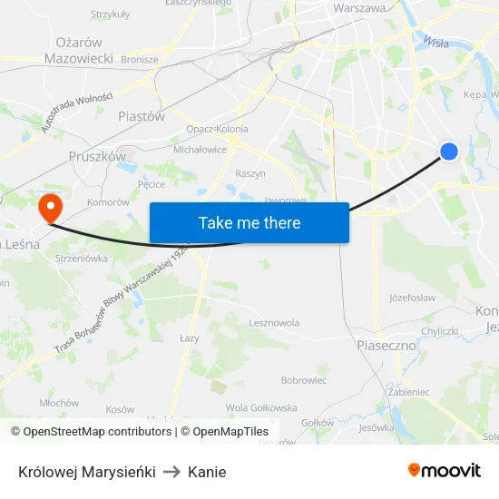 Królowej Marysieńki to Kanie map