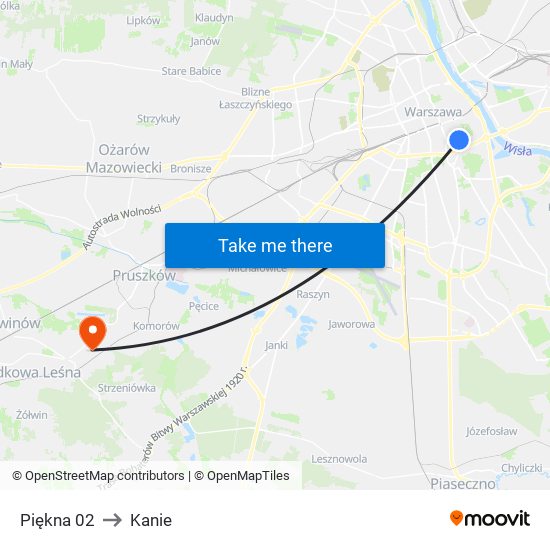 Piękna 02 to Kanie map