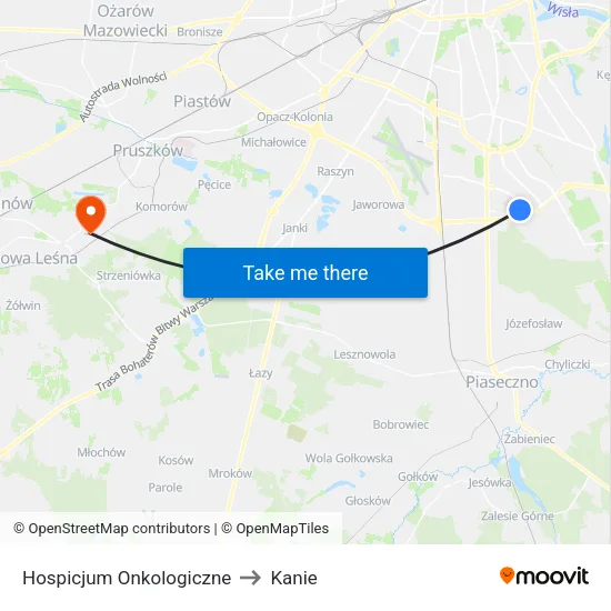 Hospicjum Onkologiczne to Kanie map
