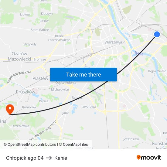 Chłopickiego 04 to Kanie map